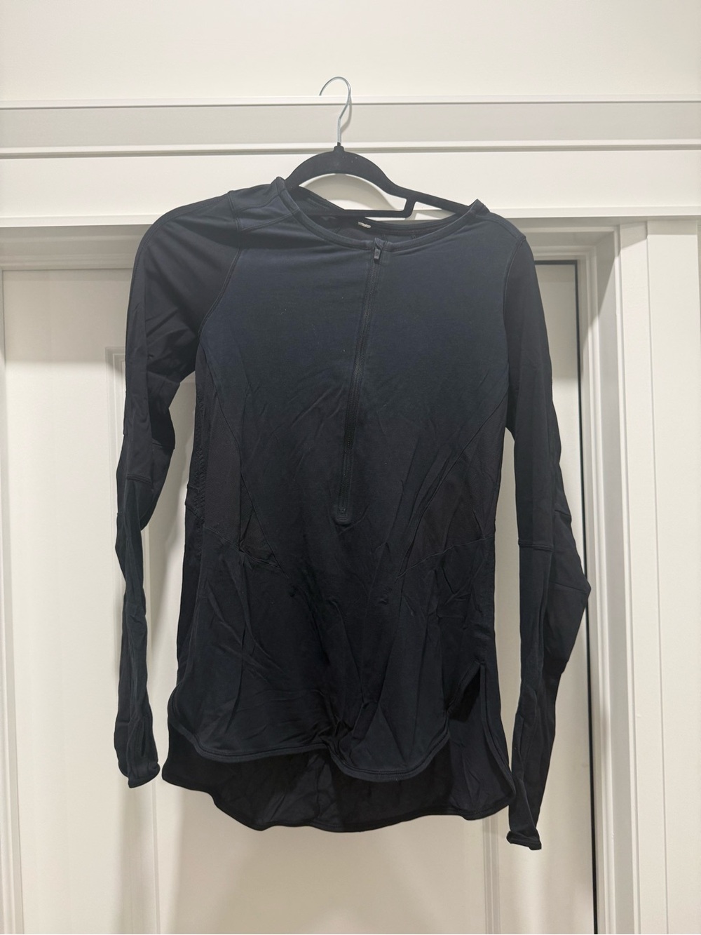lululemon athletica Black Long-Sleeve Zip Pullover